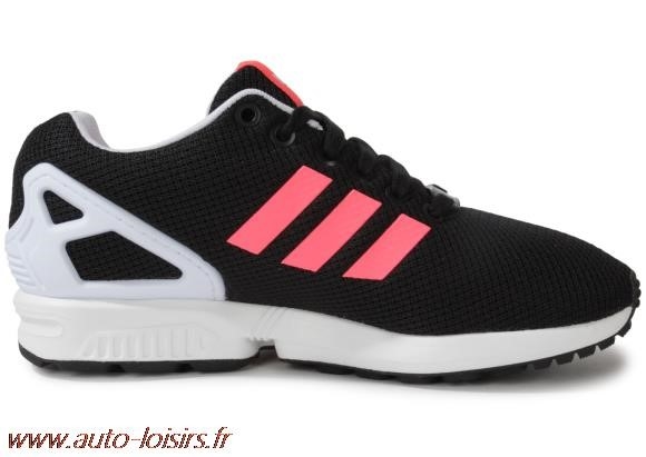 adidas zx flux rose et noir pas cher